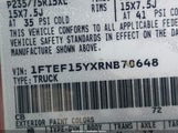 Ford F150 1FTEF15YXRNB70648 снимка