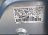Honda Fit JHMGD38447S027078 снимка