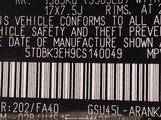 Toyota Highlander Base V6 5TDBK3EH9CS140049 снимка