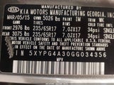 Kia Sorento 2.4L L 5XYPG4A30GG034356 снимка