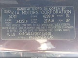 Kia Optima Lx KNAGM4A70B5175048 fotografie