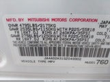 Mitsubishi Outlander Es JA4AD2A31GZ049902 fotografie