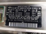 Kia Sorento 2.0T Ex 5XYPHDA12GG035164 снимка