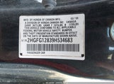 Honda Civic 2HGFG12839H534683 снимка