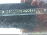 Toyota Corolla Le 2T1BURHE3GC644528 снимка