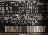 Hyundai Sonata Hybrid KMHEC4A44CA028366 снимка