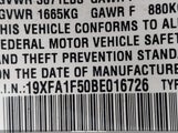 Honda Civic Lx 19XFA1F50BE016726 снимка