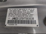 Honda Insight JHMZE1375YT003038 снимка