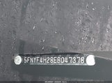 Honda Pilot Lx 5FNYF4H28EB047378 снимка