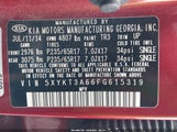 Kia Sorento Lx 5XYKT3A66FG615319 снимка
