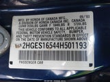 Honda Civic Lx 2HGES16544H501193 снимка