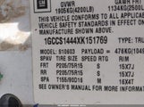 Chevrolet S-10 1GCCS1444XK151769 снимка