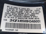 Honda Civic Lx 2HGFA16508H348051 снимка