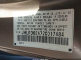 Honda Cr-V Lx JHLRD68472C017484 снимка
