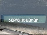 Honda Cr-V Lx 5J6RW5H3XHL001081 снимка