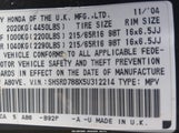 Honda Cr-V Ex SHSRD788X5U312214 снимка