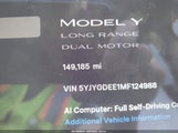Tesla Model Y Long Range Dual Motor All-Wheel Drive 5YJYGDEE1MF124988 fotografie