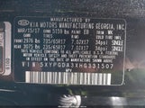 Kia Sorento 2.4L Lx 5XYPGDA3XHG331507 снимка