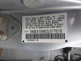 Honda Civic Lx 1HGES15662L017018 снимка