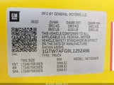GMC Savana Cargo Rwd  Regular Wheelbase Work Van 1GTW7AFG9L1252456 photo