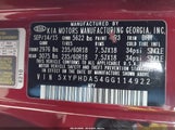 Kia Sorento 3.3L Ex 5XYPHDA54GG114922 снимка