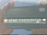 Toyota Camry Le 4T4BF1FK0CR264548 снимка