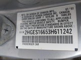 Honda Civic Lx 2HGES16653H611242 снимка