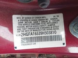 Honda Civic Lx 2HGFA16539H503810 снимка