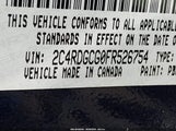 Dodge Grand Caravan Sxt 2C4RDGCG0FR526754 снимка