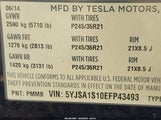 Tesla Model S 5YJSA1S10EFP43493 fotografie