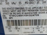 Ford Escape Hybrid 1FMCU49HX8KB24709 снимка