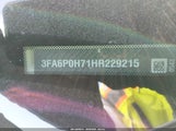 Ford Fusion Se 3FA6P0H71HR229215 fotografie
