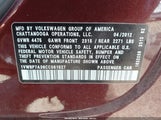 Volkswagen Passat 2.5L Se 1VWBP7A36CC081527 снимка