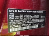 BMW X3 xDrive28I 5UXWX9C50D0A26915 снимка