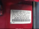 Honda Cr-V Lx JHLRD1843YC016070 снимка