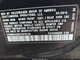 Volkswagen Passat 3.6L V6 Se 1VWBM7A3XCC075108 fotografie