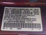 Honda Element Ex 5J6YH18708L000832 снимка