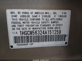 Honda Accord 2.4 Lx 1HGCM56324A151259 снимка