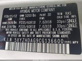 Hyundai Santa Fe Se 5XYZHDAG9CG136600 снимка