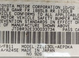 Toyota Corolla Ce JTDBR32E330033734 fotografie