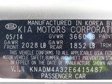 Kia Rio Lx KNADM4A32E6415487 photo