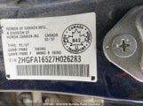 Honda Civic Lx 2HGFA16527H026283 снимка