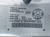 Honda Civic 2HGFG1B6XAH007355 снимка