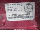 Honda Accord Ex-V6 1HGCM66463A806715 снимка