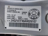 Honda Civic Sdn Dx-G 2HGFA1F46AH026107 снимка