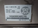 Acura 3.2Tl 19UUA56663A802785 снимка