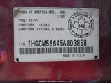 Honda Accord 1HGCM56645A803858 снимка