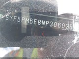 Toyota Corolla Le/Xle 5YFBPMBE8NP306025 снимка