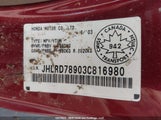 Honda Cr-V Ex JHLRD78903C816980 снимка