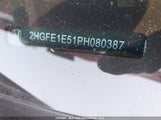 Honda Civic Si Si 2HGFE1E51PH080387 снимка